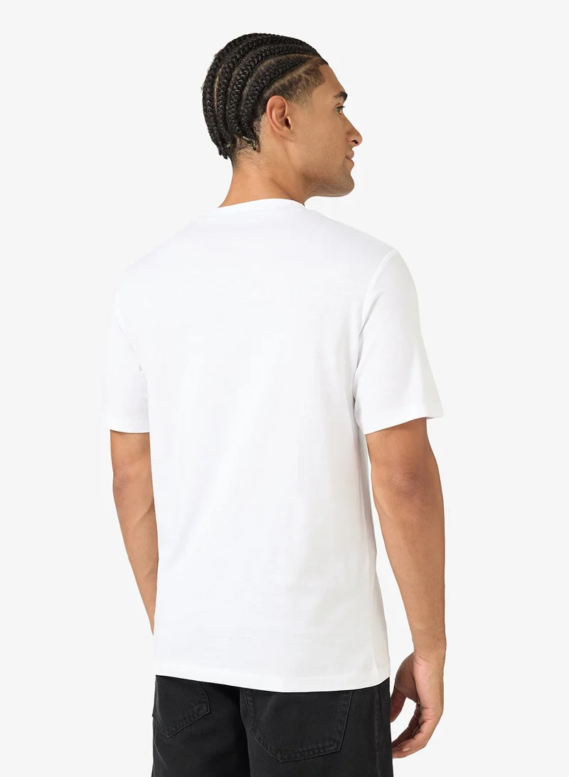 JJ Rebel Logo Regular Fit Crew Neck T-Shirt