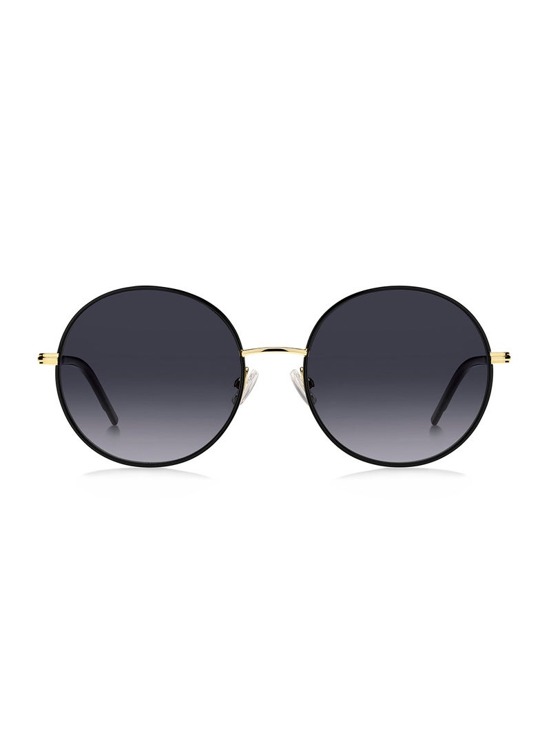 HUGO BOSS Women's UV Protection Round Sunglasses - Boss 1593/S Gold Millimeter - Lens Size: 54 Mm  - Image 3