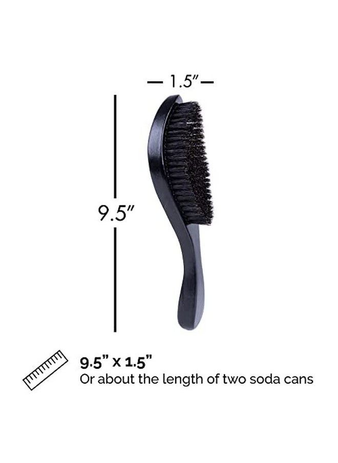 Zeus - Best Hair Brush For Men With 100% Boar Bristles And Contour Beechwood Handle Bc92 - Image 1