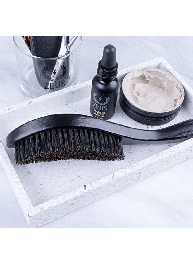 Zeus - Best Hair Brush For Men With 100% Boar Bristles And Contour Beechwood Handle Bc92 - Image 1