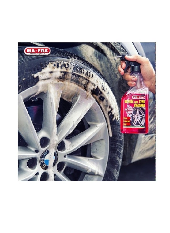MAFRA - Wheel And Tire Rim Cleaner Works With An Active Foam System To Clean Tires Wheels Easily and Quickly 500ML - Image 1
