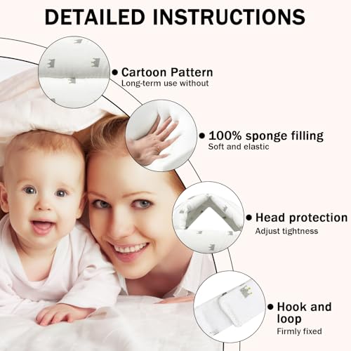 REFLYAWAY Baby Head Protector for Crawling Walking, Baby Helmet Adjustable No Bumps and Soft Cushion, Infant Safety Cap for Kid Learning to Walk (Staly L) - Image 4