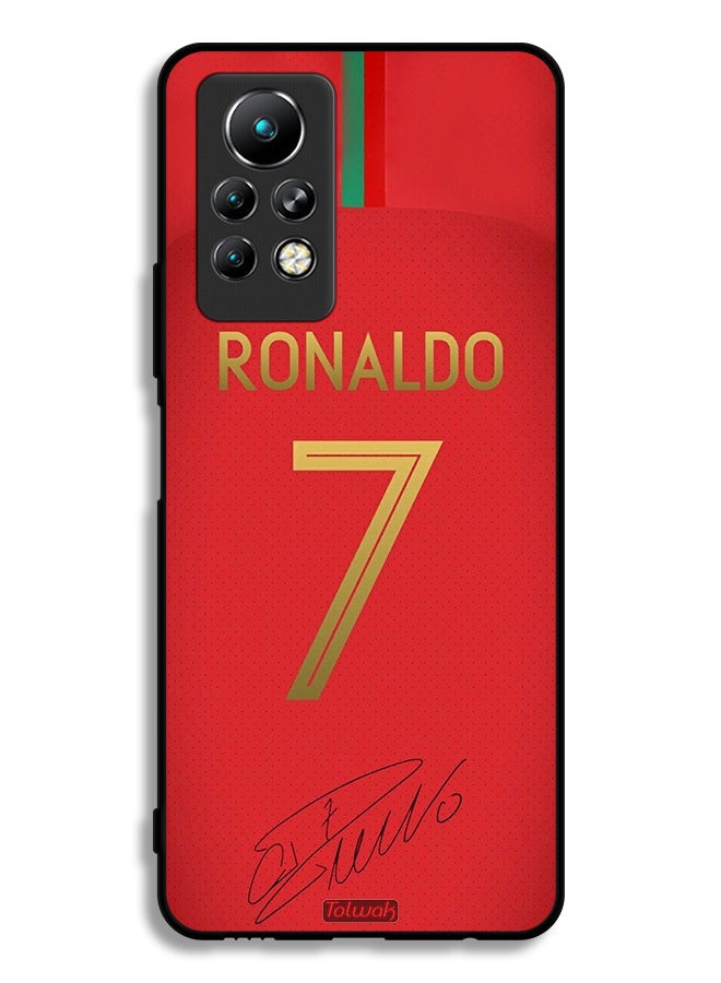 Tolwak Infinix Note 11 Pro Protective Case Cover Ronaldo 7 - Image 2