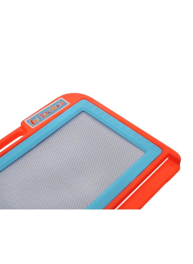 Plastic Magnetic Erasable Drawing And Writing Board With Creative Educational Operations Aiming To Teach Children - Orange - Image 3