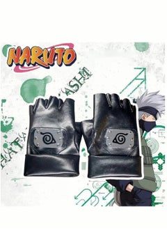Naruto Naruto Kakashi Leaf Leather Gloves  - Image 2