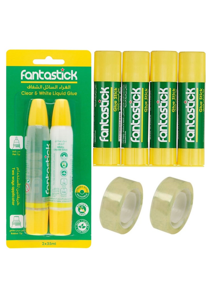 Fantastick 8-Piece Multi Purpose Glue Value Set - Image 1