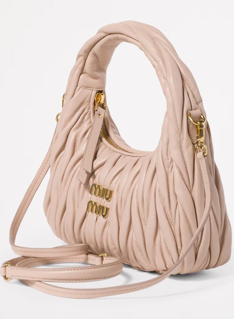 MIU MIU Wander nappa leather hobo Shoulder Bag  - Image 3