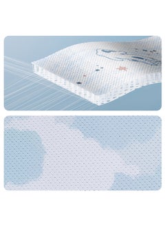 Babycare Babycare - Baby Bedding Set, Kesley Whale Blue, 4 Pcs (Quilt Cover 100×120 cm, Quilt Core 100×120 cm, Pillowcase 50×30 cm, Pillow Core 50×30 cm), Soft Cotton, BPA-Free, Non-Toxic, Hypoallergenic, Gentle on Baby Skin, Breathable Fabric, Easy to Wash, Lightweight, Durable, Cozy Sleep Comfort, Safe for Babies, Ideal for Cribs, Stylish Nursery Bedding  - Image 3