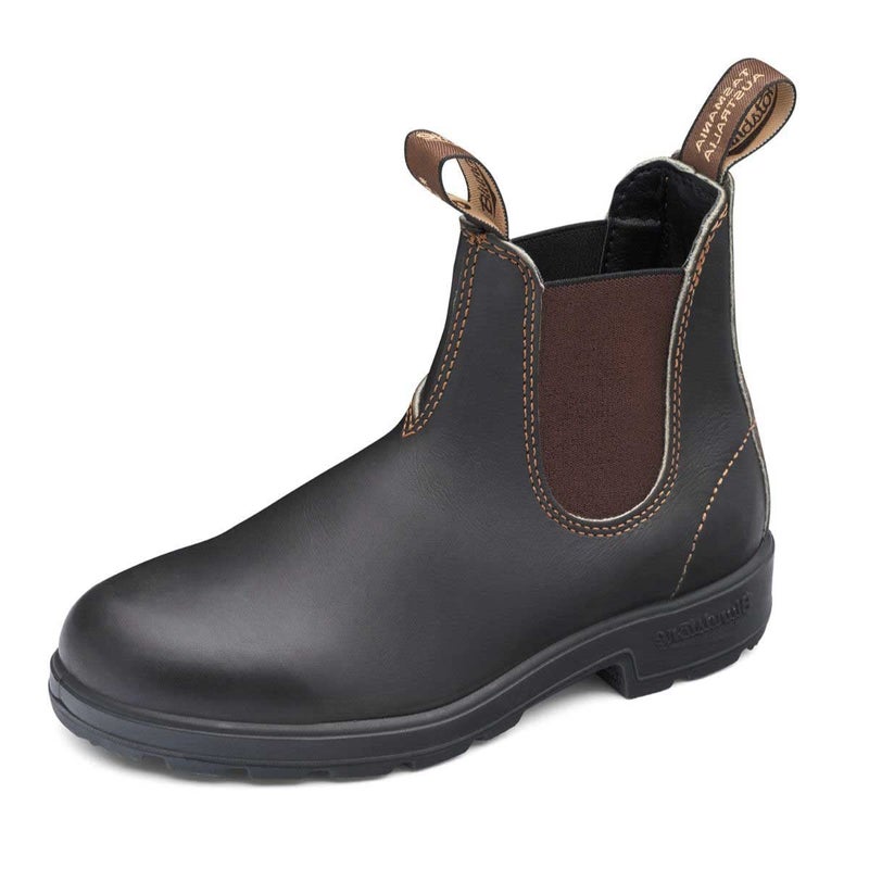 Blundstone Original 500 Series Unisex Premium Water Resistant Leather Chelsea Boots for Men and Women with Shock Absorption and Cushioned Midsole, Stout Brown, 8.5 AU - Image 1