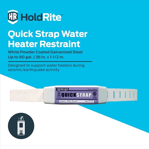 HoldRite QuickStrap for 80 Gallon Water Heater, Powder-Coated Steel, QS-50-D - Image 2