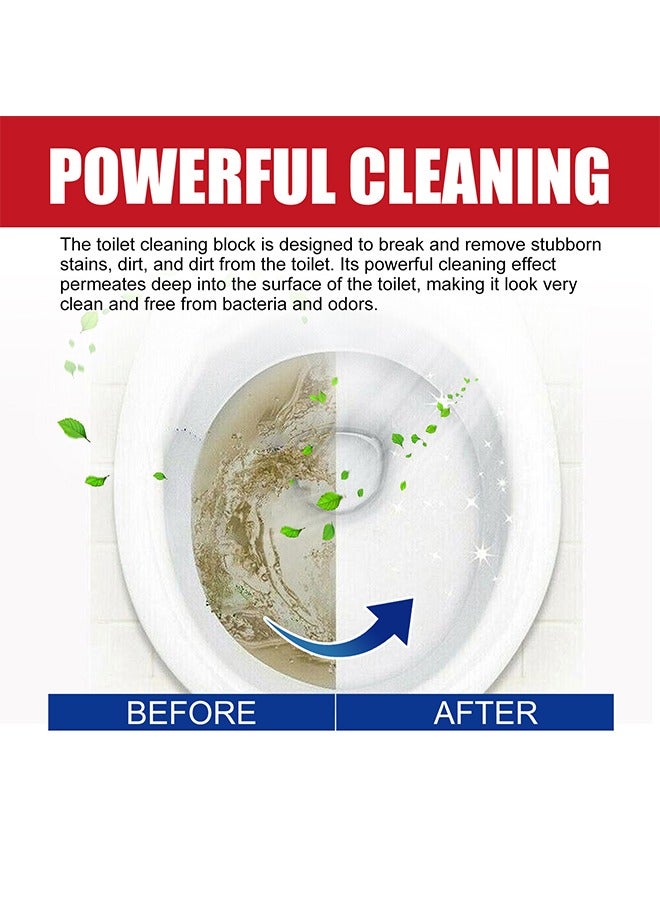 Jaysuing Toilet Bowl Cleaner Tablets 4 Pack, Ultra-Clean Toilet Cleaners for Deodorizing Descaling, Long-Lasting Toilet Bowl Cleaner Tablets with Sustained-Release Technology Against Tough Stains - Image 3