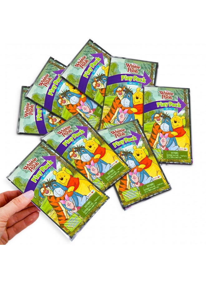 Classic Disney Classic Disney Disney Winnie The Pooh Mini Party Favors Set for Kids - Bundle with 24 Grab n Go Play Packs Coloring Pages, Stickers and More (Winnie Birthday Supplies), Winnie the Pooh party supplies  - Image 3