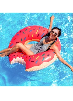 Cool Baby COOLBABY Donuts Swim Ring Summer Water Float Toy Inflatable Swimming Pool Float for Adults and Children  - Image 1
