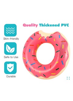 Cool Baby COOLBABY Donuts Swim Ring Summer Water Float Toy Inflatable Swimming Pool Float for Adults and Children  - Image 4