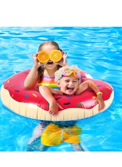 Cool Baby COOLBABY Donuts Swim Ring Summer Water Float Toy Inflatable Swimming Pool Float for Adults and Children  - Image 3