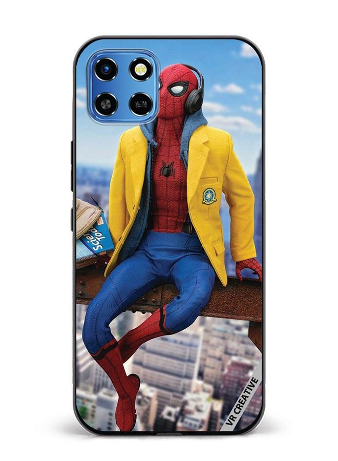 VR CREATIVE Protective Case Cover For Infinix Smart 6 HD Spiderman Design Multicolour - Image 1