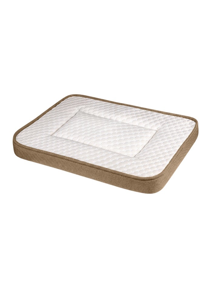 MODI Orthopedic Brown Breathable Cat Mat – High-Resilience Cooling Pet Bed with Anti-Slip Base | Available in S, M, L Sizes - Image 3