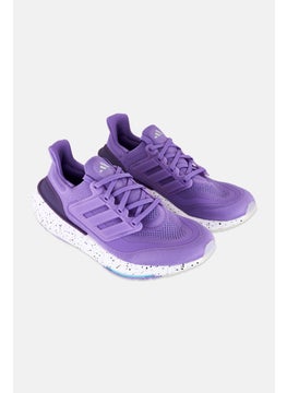 Adidas Women Ultra Boost Light Lace Up Running Shoes, Purple  - Image 1