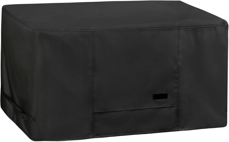 NettyPro Deck Box Cover Outdoor Waterproof Storage Bench Cover for Rectangular Deck Box 46 x 16 x 22 inch Black - Image 2