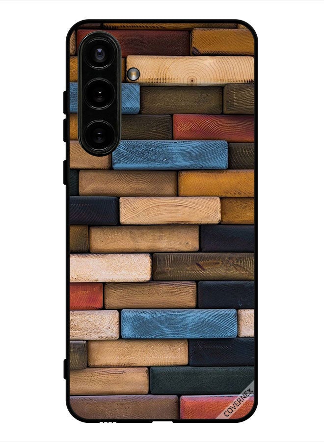 Covernex Protective Case Cover For Samsung Galaxy S24 Wooden Wall - Image 1