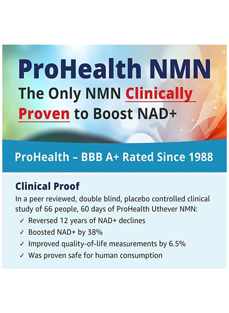 ProHealth - ProHealth Longevity NMN Pro Complete 75 Grams - 3-in-1 Formula: NMN + Trans-Resveratrol + TMG - Image 1