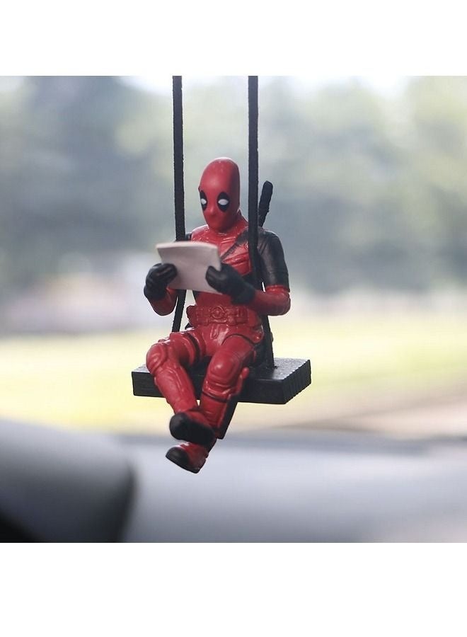 Little Cheap Deadpool Car Decoration Accessories Car Mirror Suspension Accessories - Image 4