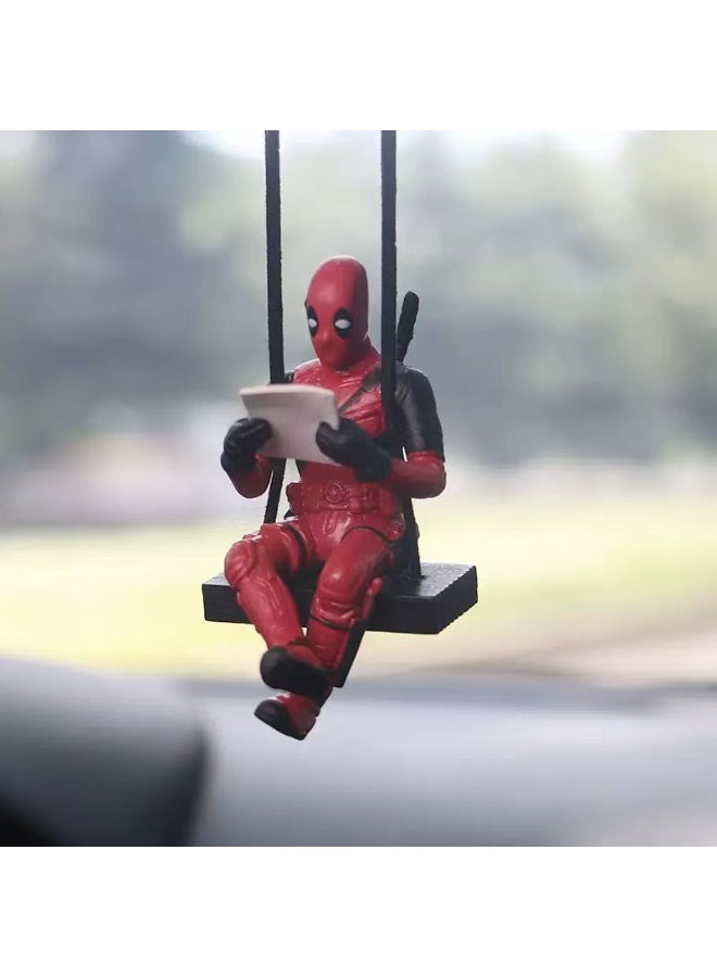 Little Cheap Deadpool Car Decoration Accessories Car Mirror Suspension Accessories - Image 1
