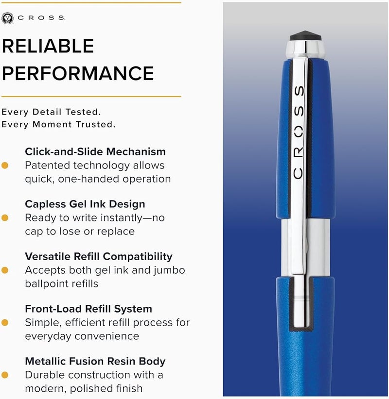 Cross Edge Roller Ball Pen (AT0555-3) - Image 4
