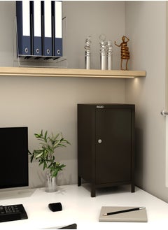 RIGID Steel Mini Locker with Key Lock Black 46x23.5x23.5cm  - Image 1