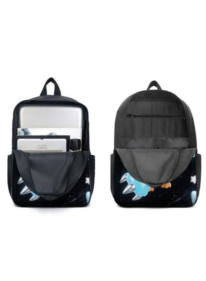 Bright Li Fire Fashion treasure for students and children! Fun cartoon bag three-piece set, full turnover rate (available for students, children, friends on outings, mountain climbing, going to school, etc.) - 39  - Image 4