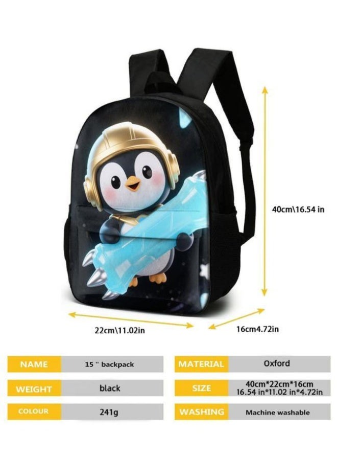 Bright Li Fire Fashion treasure for students and children! Fun cartoon bag three-piece set, full turnover rate (available for students, children, friends on outings, mountain climbing, going to school, etc.) - 39  - Image 5