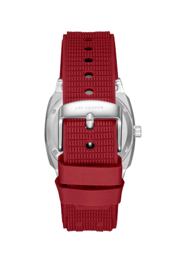 Lee Cooper Men Automatic Red Dial Watch - LC08074.388  - Image 4