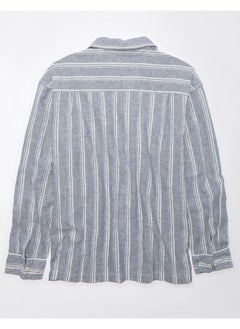 American Eagle AE Linen-Blend Mechanic Shirt  - Image 5