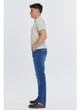 Cedy Denim Men's High Waist Pile Cuffed Jeans Regular Fit Jean C336  - Image 5