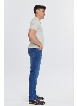 Cedy Denim Men's High Waist Pile Cuffed Jeans Regular Fit Jean C336  - Image 4