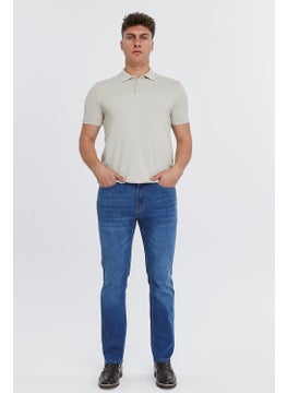 Cedy Denim Men's High Waist Pile Cuffed Jeans Regular Fit Jean C336  - Image 3