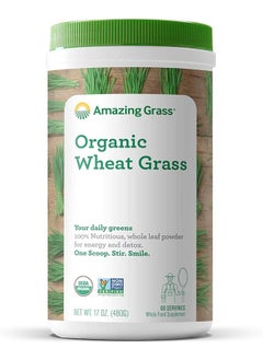 Amazing Grass Organic Wheat Grass Powder, 480 G  - Image 1