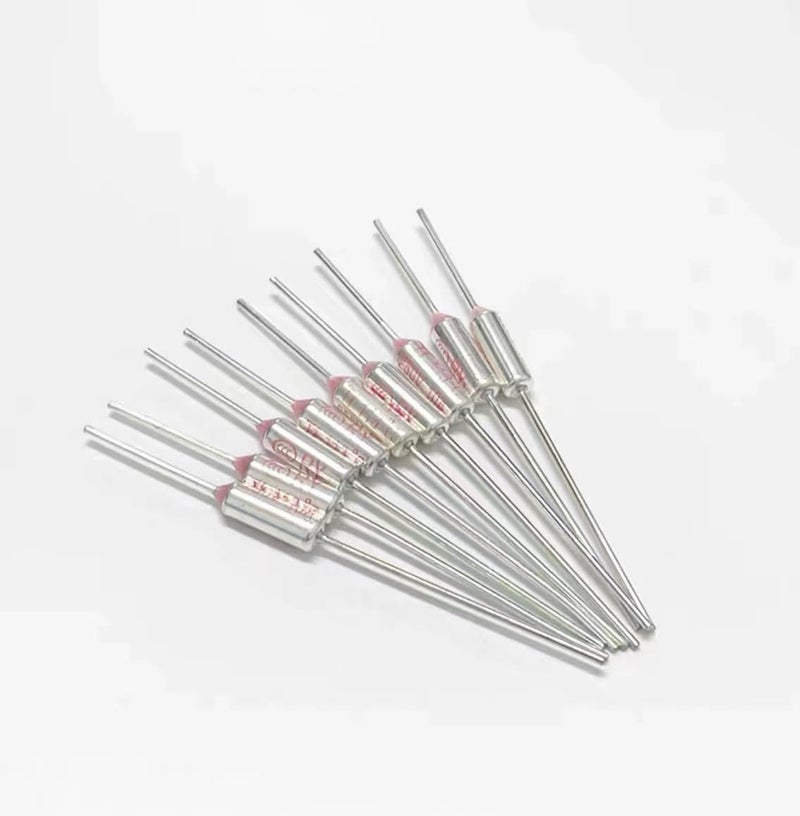 COMPSTUDIO 5Pcs 152C Celsius Circuit Cut Off Temperature Micro Thermal Fuse 10A 250V - Image 2
