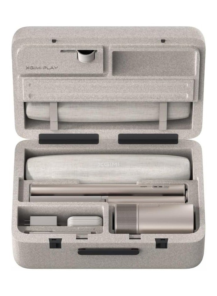 XGIMI Mogo 3 Pro Outdoor Set | MOGO 3 Pro Projector + PoweBase Stand + 70" ALR Screen + Creative Filter + Screen, 2.5Hrs Battery, Portable Screen for Home/Camping/Picnic/Travel - Bundle - Image 1