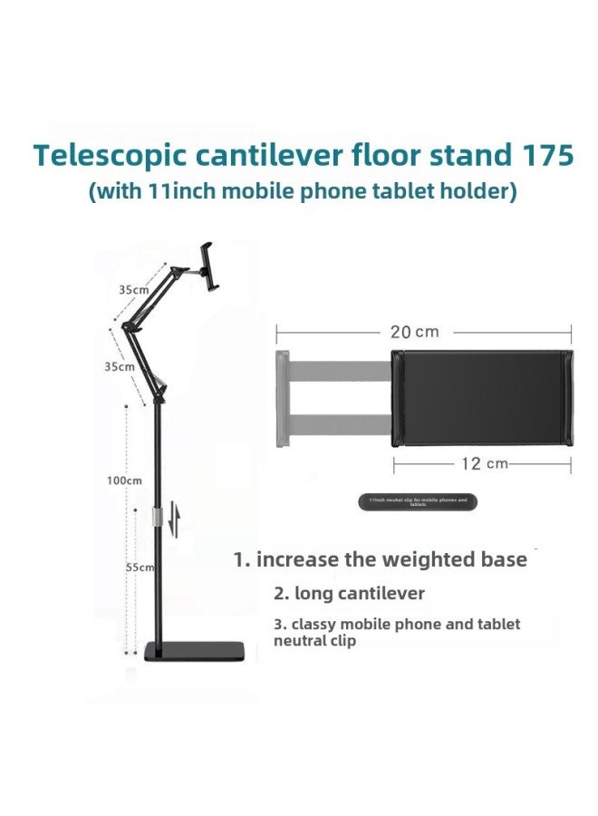 Folding Aluminum Alloy Lifting Notebook With Fan Cooling Shelf Reading Painting Tablet Computer Rotatable Bracket-Color:Aluminum Alloy Dark Gray-hollow Rotating Bracket - Image 1