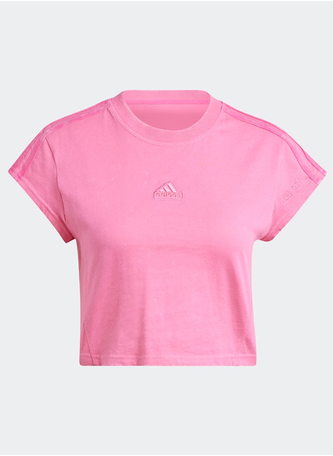 Adidas - ALL SZN 3-Stripes Garment Wash Baby T-Shirt - Image 1