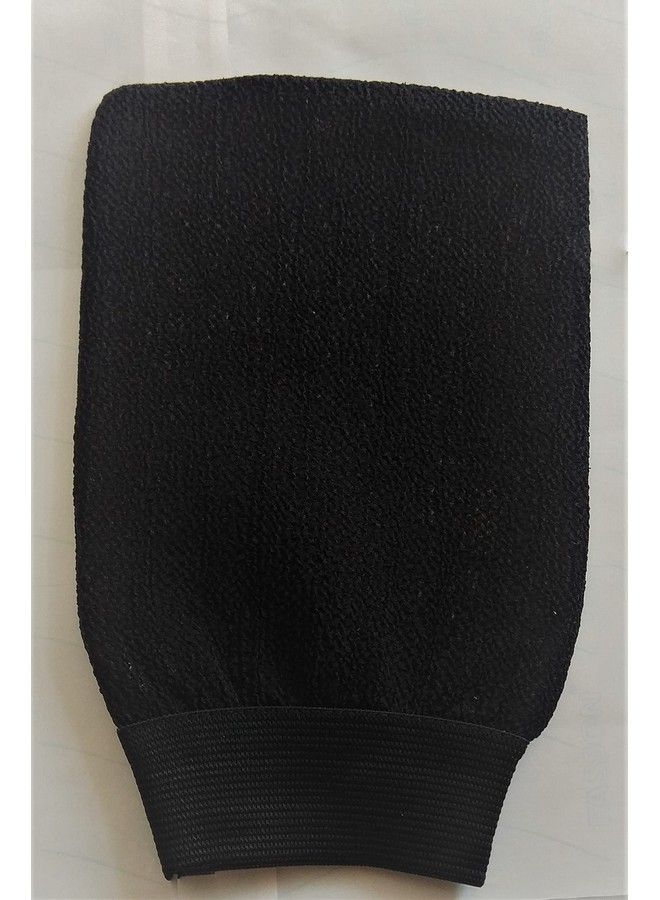 Yauvanya Hammam Exfoliating Moroccan Kessa Bath Scrub Glove ; Tan Massage Glove  - Image 2