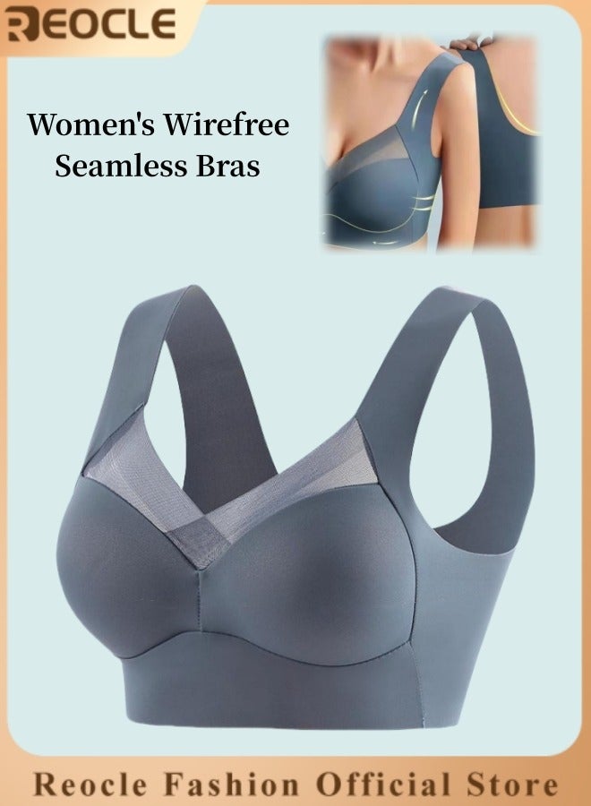 REOCLE Wire-free Sports Tube Top Bra with One-piece Fixed Latex Cup Traceless Ice Silk Thin Style Refreshing Breathable and Anti-sagging - Image 1