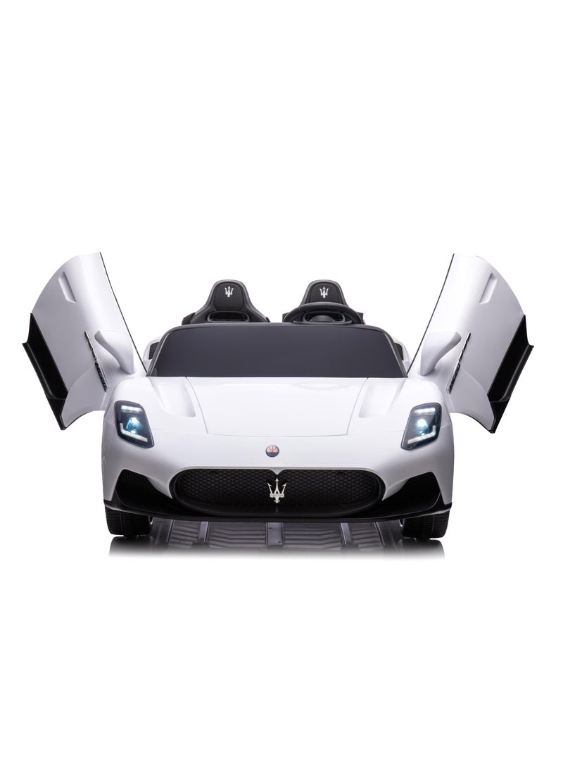 Lovely Baby Lovely Baby Power Riding Car for Kids LB 1699EL Battery-Operated Car with Remote Control, Music, LED Lights and More special features. - White  - Image 2