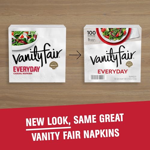 Vanity Fair Everyday Paper Napkins, 200 Count, Disposable Napkins Made Soft And Smooth For Everyday Meals - Image 3