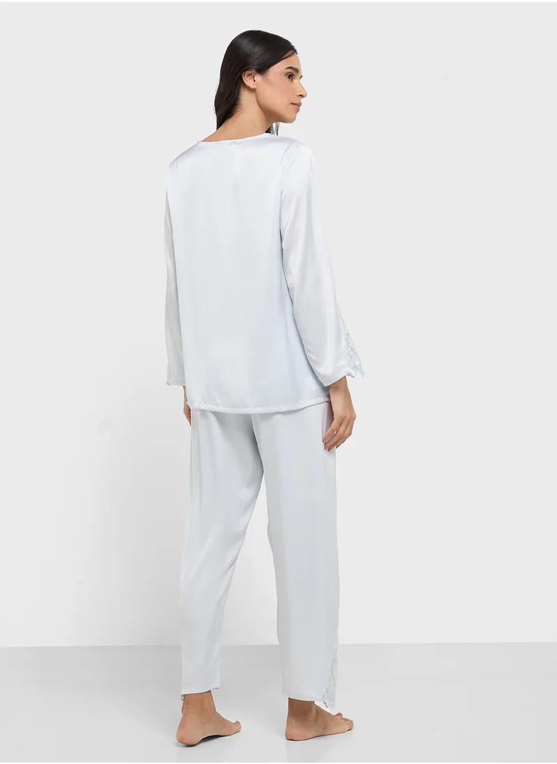 ايلا Satin Pyjama Set