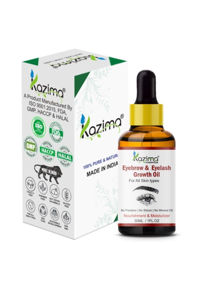 KAZIMA Eyebrow & Eyelash Grow Oil (30ML) For Women - Image 3