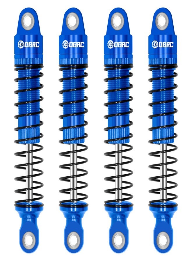 OGUNKE OGRC 59mm Shocks Absorber Oil Threaded Damper Threaded Shock Absorber for TRX4M 1/18 RC Crawler Upgrade Parts (Blue) - Image 1