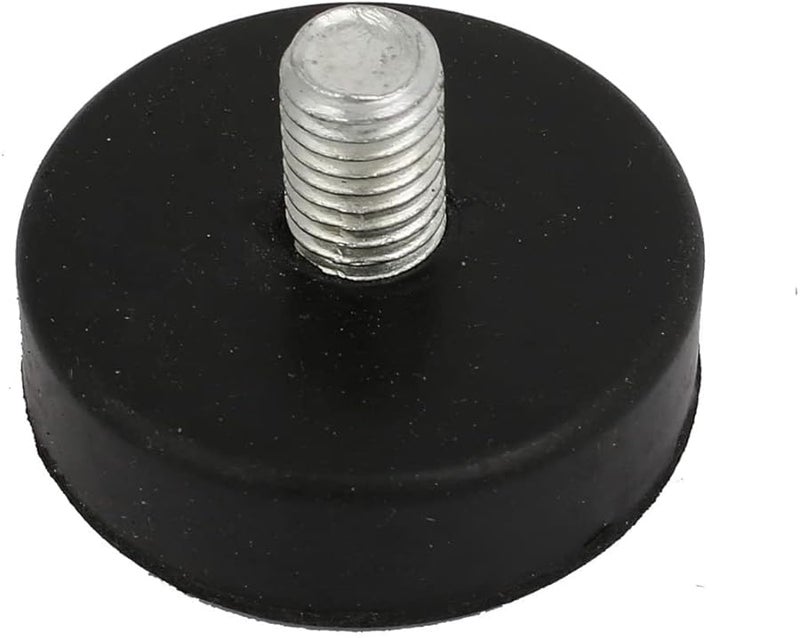 قدم قابل للتعديل من المطاط لتسوية القدم المنزلقة بقطر 43 مم مع قاعدة دائرية بخيط M10 - Image 1