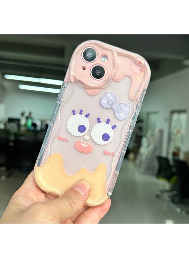 Jiang Ming Jiangming, Suitable For Apple 15 Plus Phone Case, Pink Soft Color, Girl Style, High-end Feel, 15 Plus Protective Cover, Four-corner Shockproof Soft Shell, Trendy, Popular, For Men And Women - Image 3